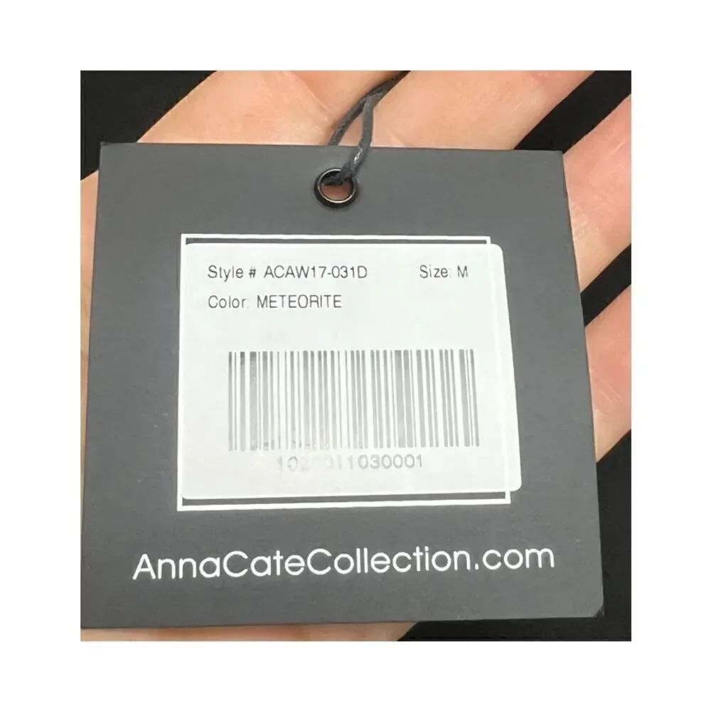 Anna Cate Black Mini Dress NWT Sz. M - Picture 4 of 7